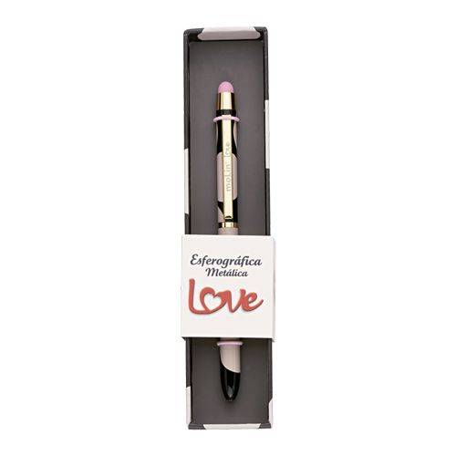 Caneta Esf 1,0mm Love Metalica Balls - Molin