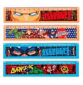 Regua Escolar 15cm Avengers Sortido - Molin