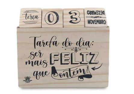 Calendario Permanete Cubos Tarefa Do Dia - Zenir