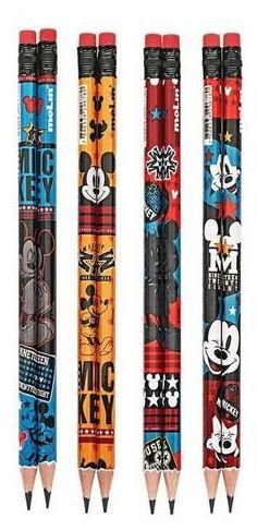 Lapis Preto Hb C/borracha Mickey - Molin