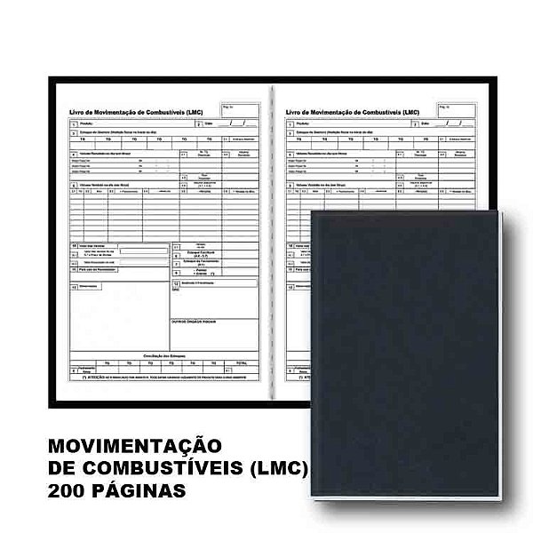 Livro Movimento Combustivel 100f - Sd