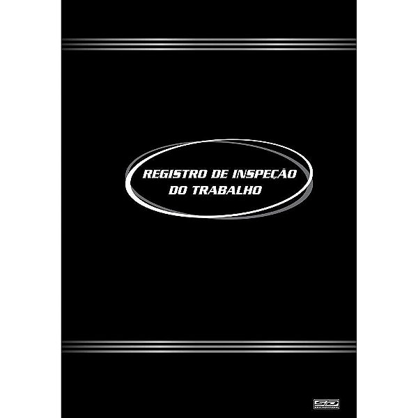 Livro Registro De Inspecao Trabalho 50f - Sd