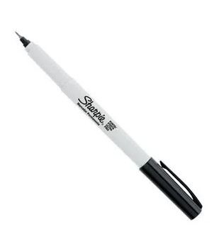 Marcador Permanente Bl Ultra Fino Preto - Sharpie