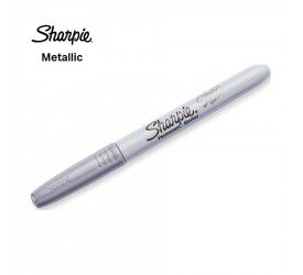 Marcador Permanente Maker Metal Prata - Sharpie