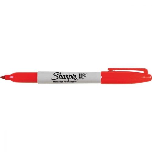 Marcador Permanente Fina Vermelho - Sharpie