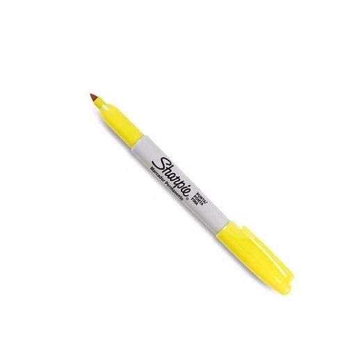 Marcador Permanente Fina Amarelo - Sharpie