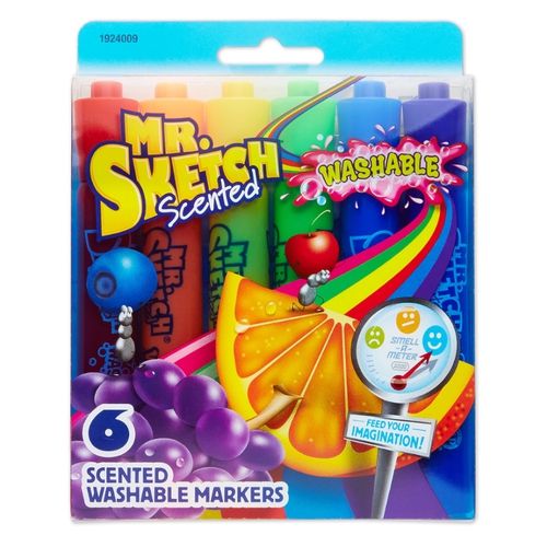 Blister C/6 Marcador Aromatico Mr Sketch - Sharpie