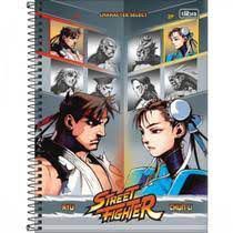 Caderno Esp Univ Cd 12m 240f Street Fight -jandaia