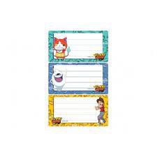 Etiqueta Identificacao C/12 Yo Kai Watch - Jandaia