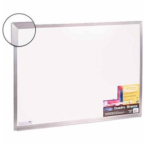 Quadro Branco 40x30cm Aluminio - Cortiarte