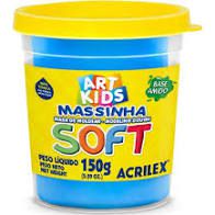 Massa De Modelar Soft 150g N/109 Azul - Acrilex