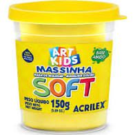 Massa De Modelar Soft 150g N/102 Amarelo - Acrilex
