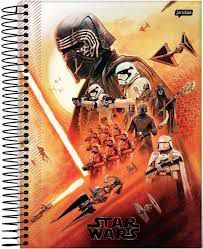 Caderno Esp Univ Cd 10m 160f Star Wars F - Jandaia