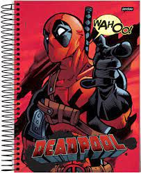 Caderno Esp Univ Cd 10m 200f Dead Pool - Jandaia