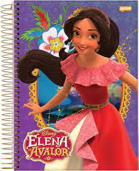 Caderno Esp Univ Cd 1m 96f Elena Avalor - Jandaia