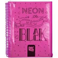 Caderno Esp 10m 160f Bubble Rosa - Dac