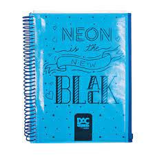 Caderno Esp 10m 160f Bubble Azul - Dac