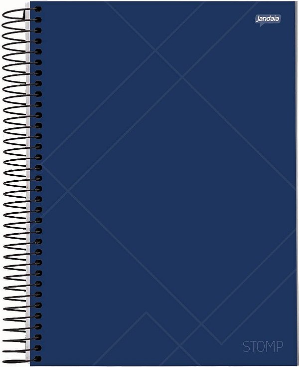 Caderno Esp Univ Cd 10m 200f Stomp Azul - Jandaia