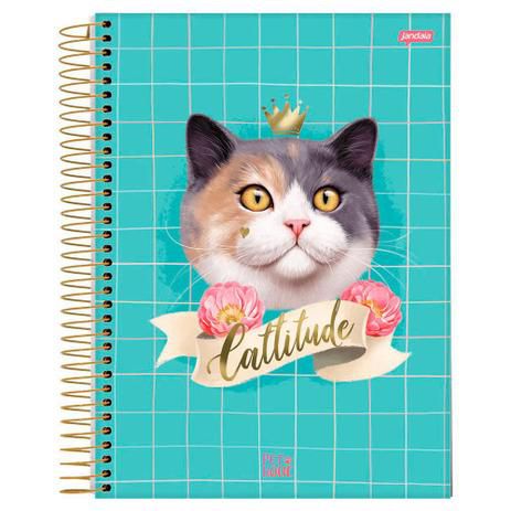 Caderno Esp Univ Cd 10m 200f Pet Holic - Jandaia