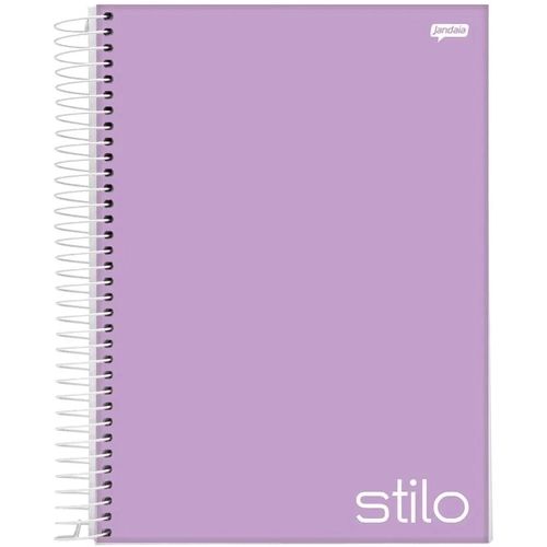 Caderno Esp Univ Cd 10m 160f Stilo Lilas - Jandaia