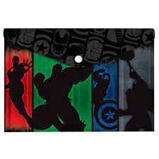 Malote A4 C/botao Avengers - Dac