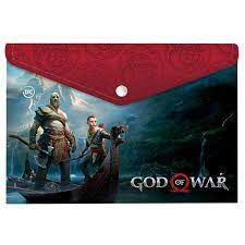 Malote A4 C/botao God Of War - Dac