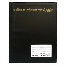 Pasta Catalago 1/2 Oficio 10 Envelope Preto - Dac