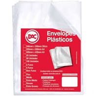 Envelope Plastico A4 Medio C/10 4 Furos - Dac