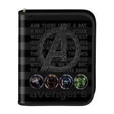 Caderno Fichario Argolado Univ Avengers - Dac
