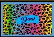 canga oncinha colorida dani 036 personalizada