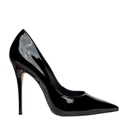 Carrano - Scarpin Loretta Salto Alto Couro Verniz Black