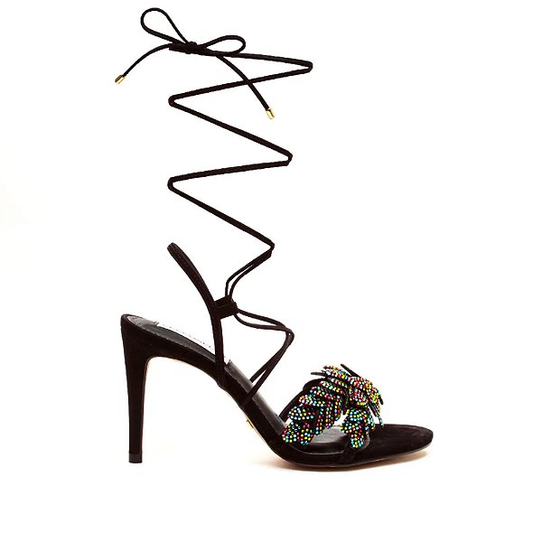 Cecconello - Sandália Couro Nobuck Preto