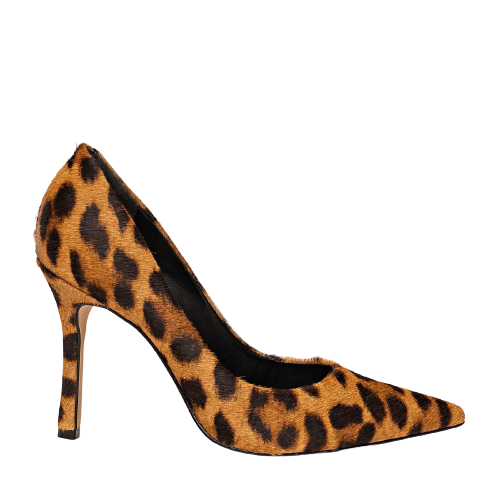 Carrano - Scarpin Vitória Salto Fino Animal Print  Leopard