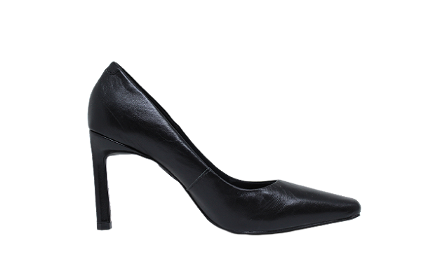 Seu Sapato - Scarpin Couro Nuvola Preto