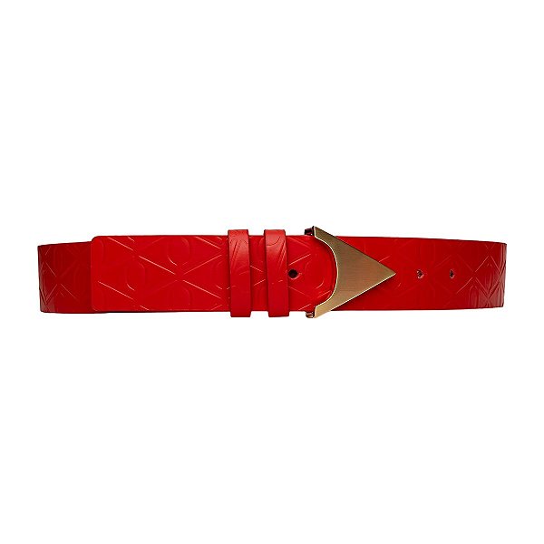 Carrano - Cinto Aria Grosso Couro Vermelho