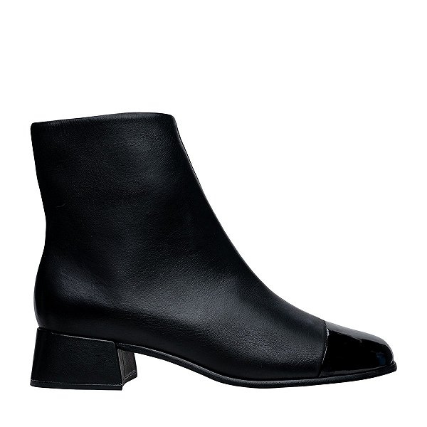 Carrano - Bota Classic Cap Toe Couro Preto