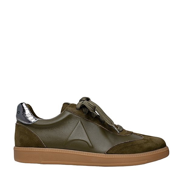 Carrano - Tenis Slim Icon Spechio Verde Militar