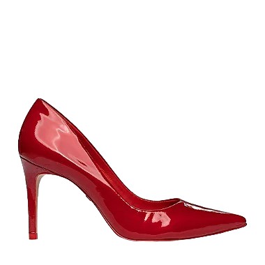 Carrano - Scarpin Beatriz Fancy Salto Alto Fino em Couro True Red