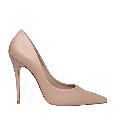 Carrano - Scarpin Loretta Salto Fino Couro Bege Bella