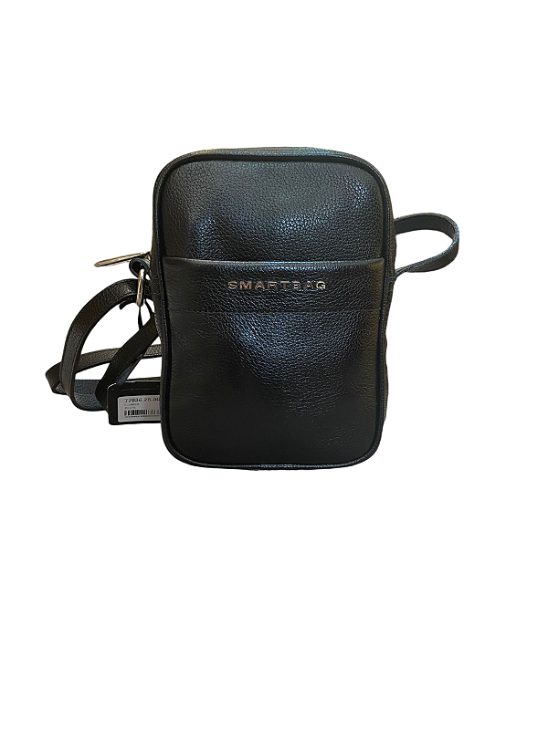 Smartbag - Bolsa Transversal Couro Preto