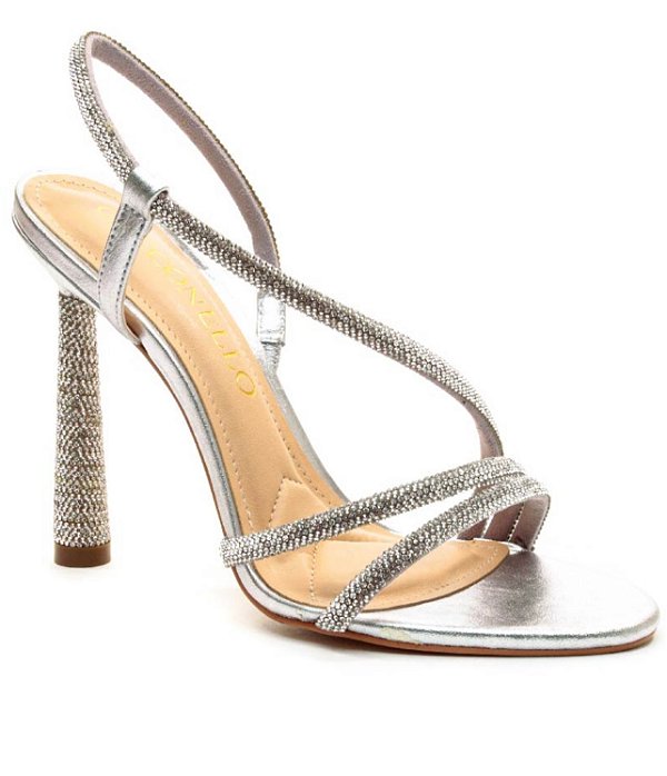 Cecconello - Sandalia Couro Cristal Prata
