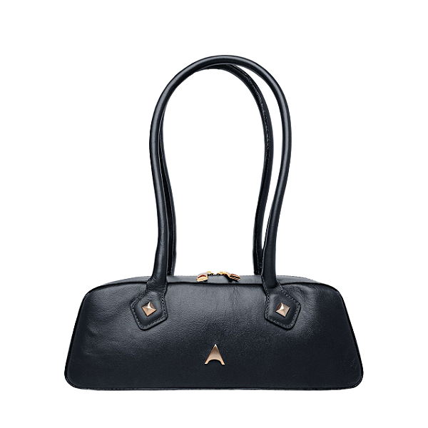 Carrano - Bolsa Baguete Marie Couro Preto