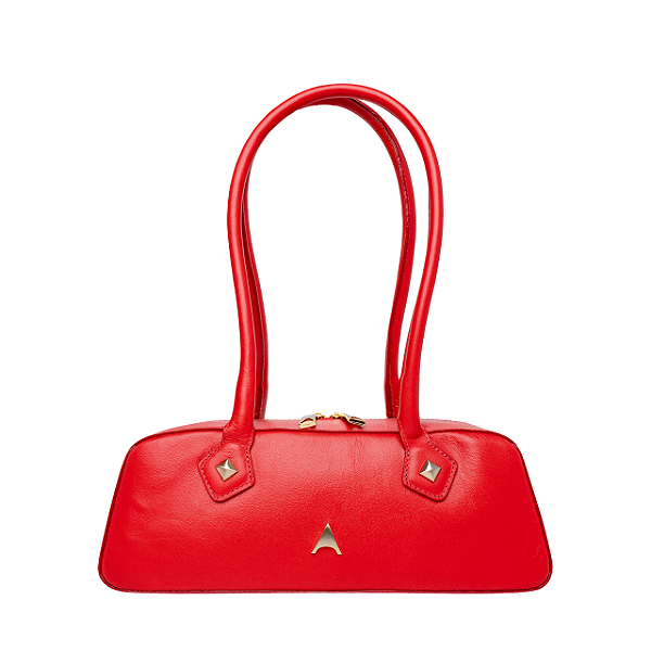 Carrano - Bolsa Baguete Marie Couro Vermelho Carrano Cor:Vermelho