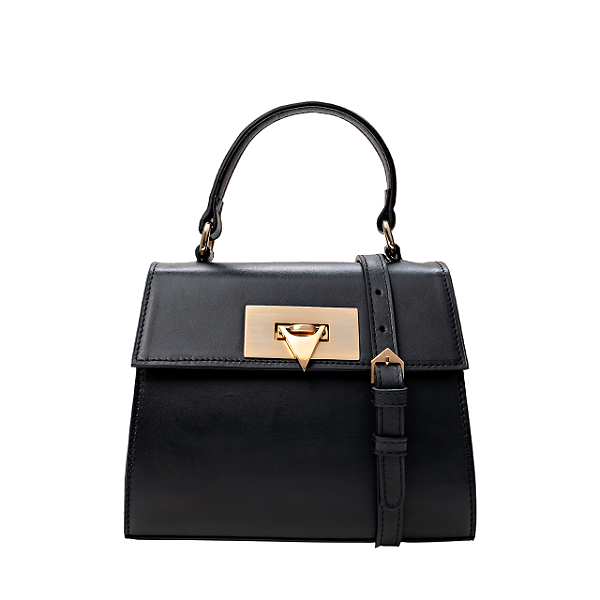 Carrano - Bolsa Adele Pequena Couro Preto