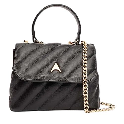 Carrano - Bolsa De Couro Soft Leather Liza Preta 800702E
