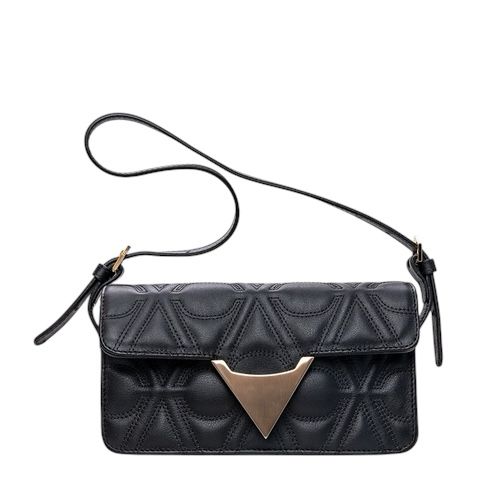 Carrano - Bolsa Louise Shoulder Maxi Icon Couro Preto