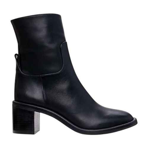 Carrano - Bota Timeless Salto Bloco Couro Preto