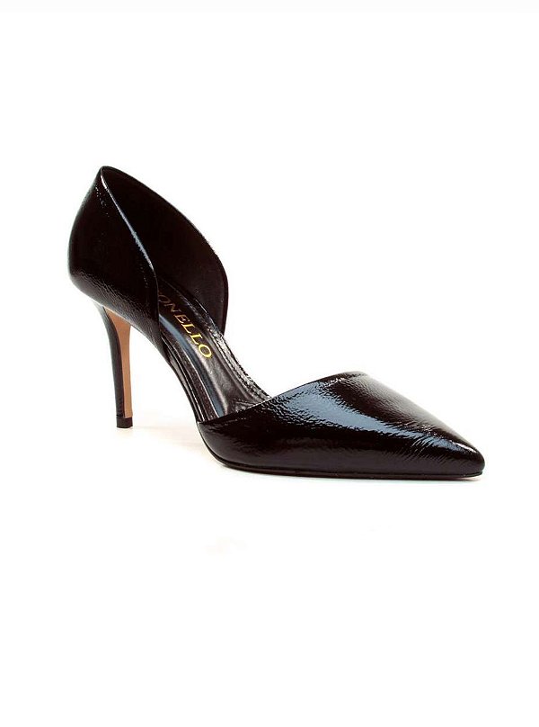 Cecconello - Scarpin Verniz Glossy Preto