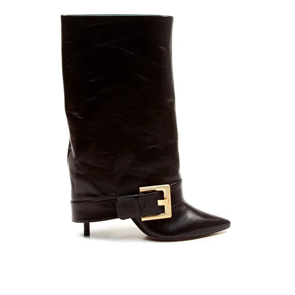 Cecconello - Bota Capa Couro Preto Cano Médio