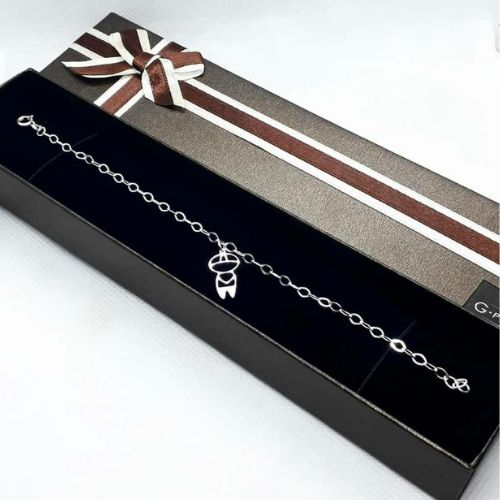 PULSEIRA FEMININA FLAY MENININHO PRATA 925